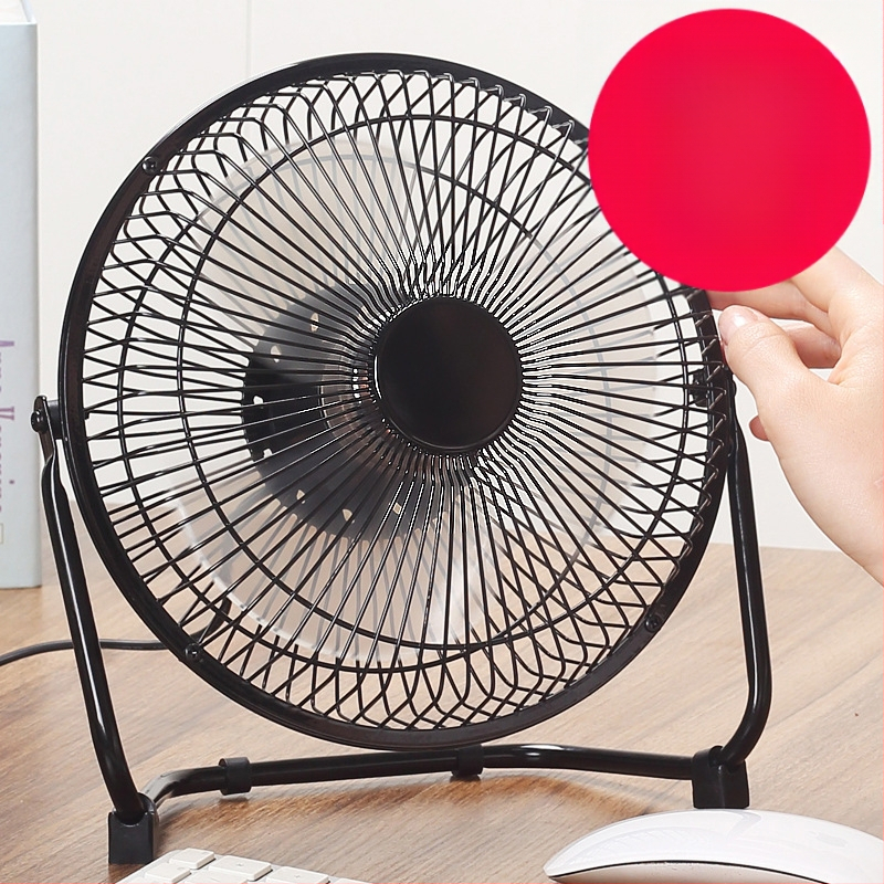 USB настолен вентилатор, 5 лopatки, 2 скорости, 2,5 W, тих до 36 dB