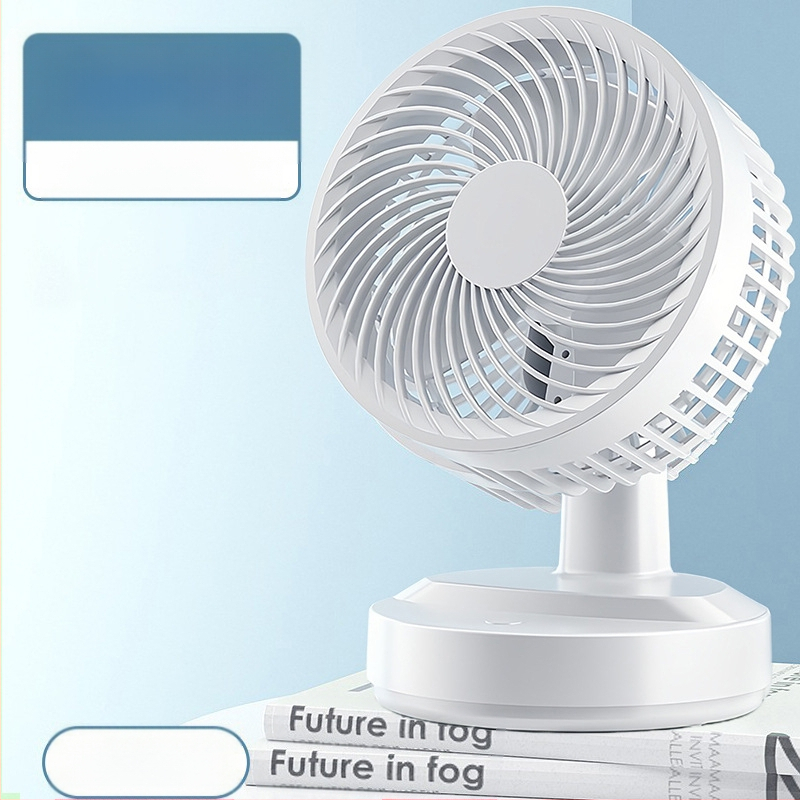 USB настолен вентилатор, 5 лopatки, 2 скорости, 2,5 W, тих до 36 dB