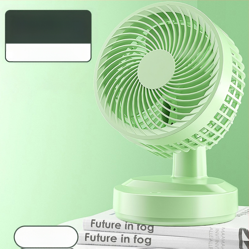 USB настолен вентилатор, 5 лopatки, 2 скорости, 2,5 W, тих до 36 dB