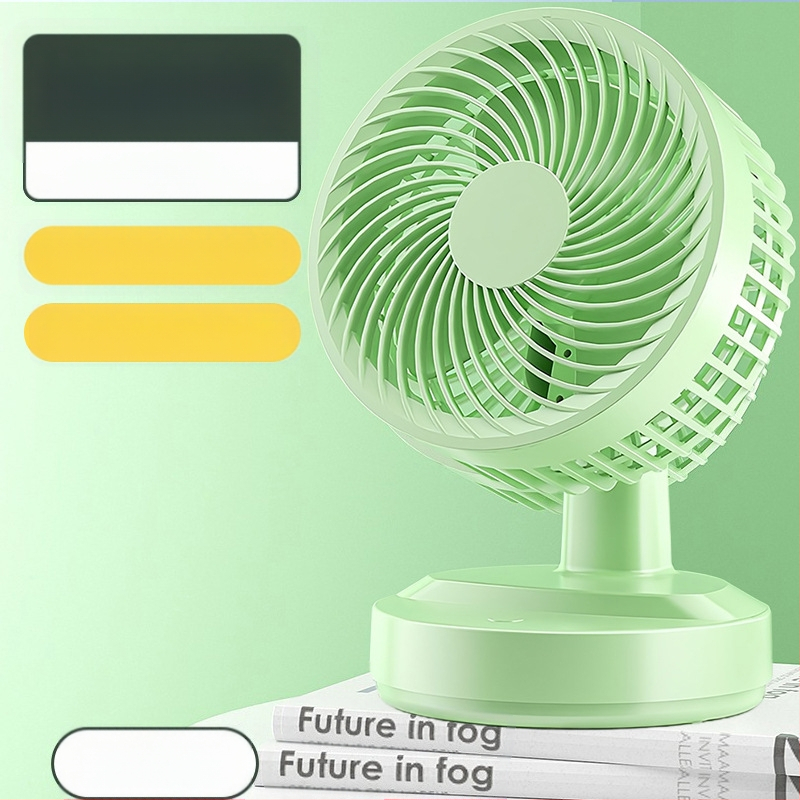 USB настолен вентилатор, 5 лopatки, 2 скорости, 2,5 W, тих до 36 dB