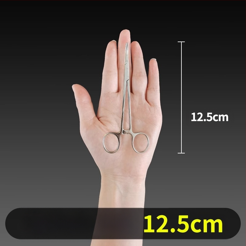 Ιατρικές λαβίδες αιμορραγίας από ανοξείδωτο ατσάλι, καθολική χρήση, αντιολισθητική λαβή, εργαλείο συμπίεσης, βάρος 0.04