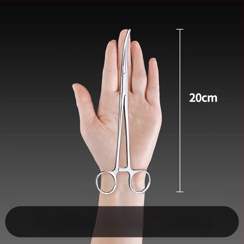 Ιατρικές λαβίδες αιμορραγίας από ανοξείδωτο ατσάλι, καθολική χρήση, αντιολισθητική λαβή, εργαλείο συμπίεσης, βάρος 0.04