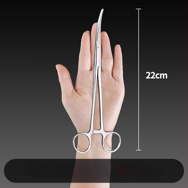 Ιατρικές λαβίδες αιμορραγίας από ανοξείδωτο ατσάλι, καθολική χρήση, αντιολισθητική λαβή, εργαλείο συμπίεσης, βάρος 0.04