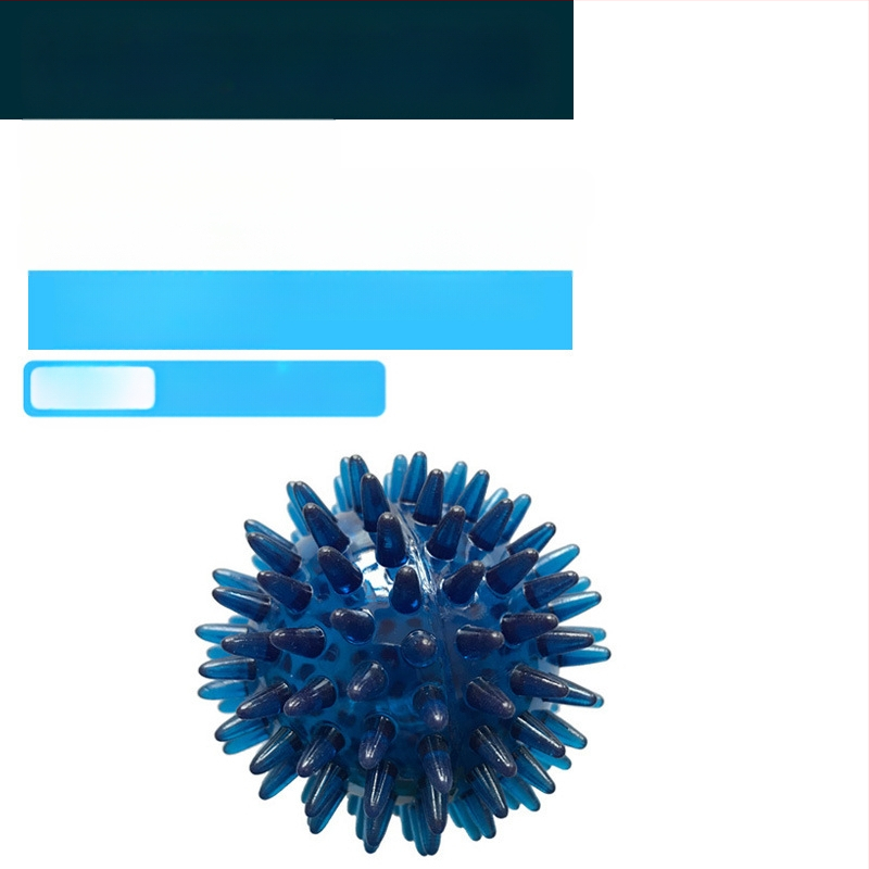 Rokas satvēriena treniņu lāpa pirkstu spēkam un muskuļu relaksācijai — ērkšķu masāžas lāpa, nav piepumpējama, piemērota bumbu spēlēm