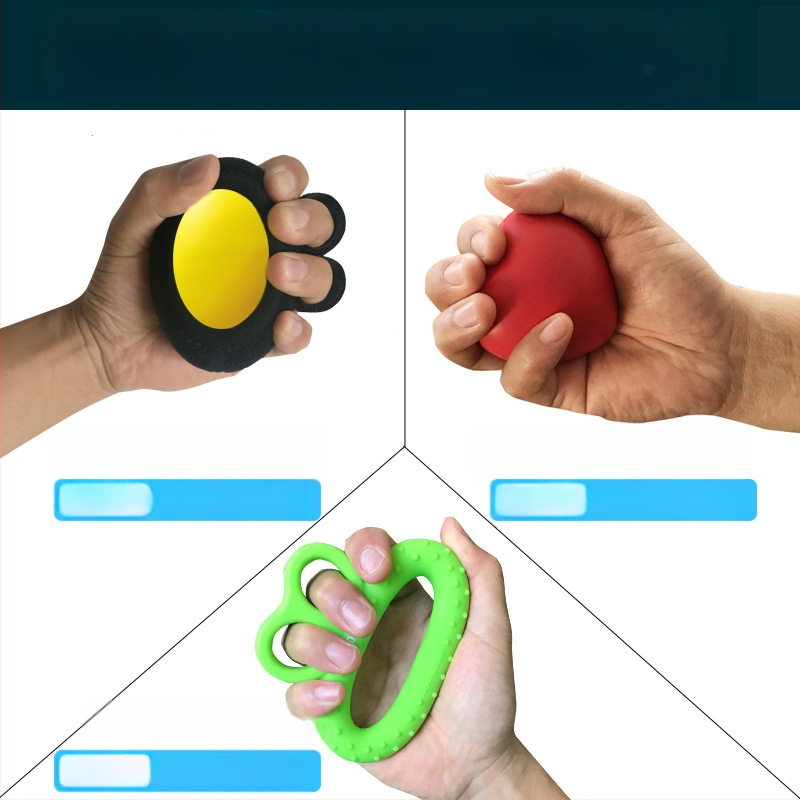 Rokas satvēriena treniņu lāpa pirkstu spēkam un muskuļu relaksācijai — ērkšķu masāžas lāpa, nav piepumpējama, piemērota bumbu spēlēm