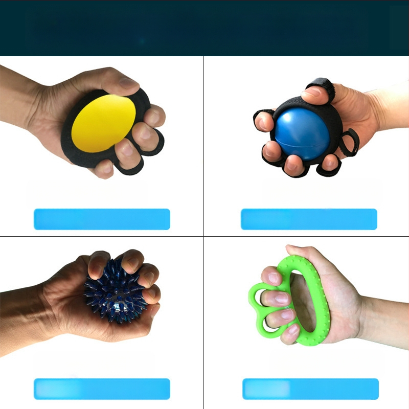 Rokas satvēriena treniņu lāpa pirkstu spēkam un muskuļu relaksācijai — ērkšķu masāžas lāpa, nav piepumpējama, piemērota bumbu spēlēm