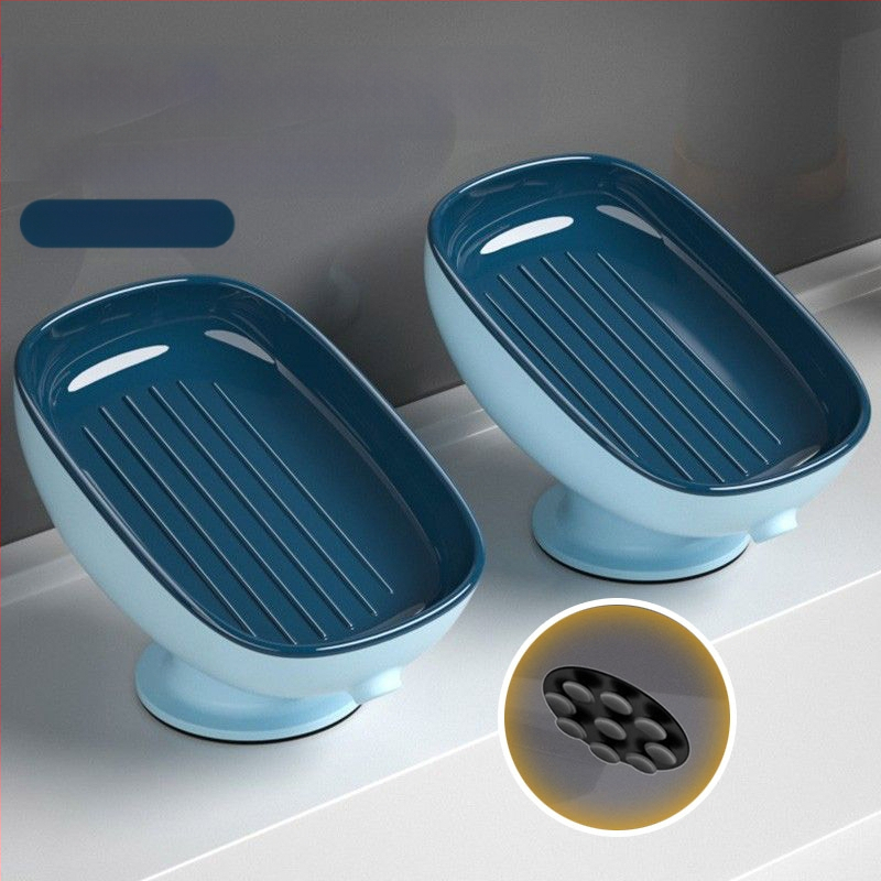 Ziepų laikiklis su siurbtuku, sieninis vonios organizatorius su drenažu, be gręžimo