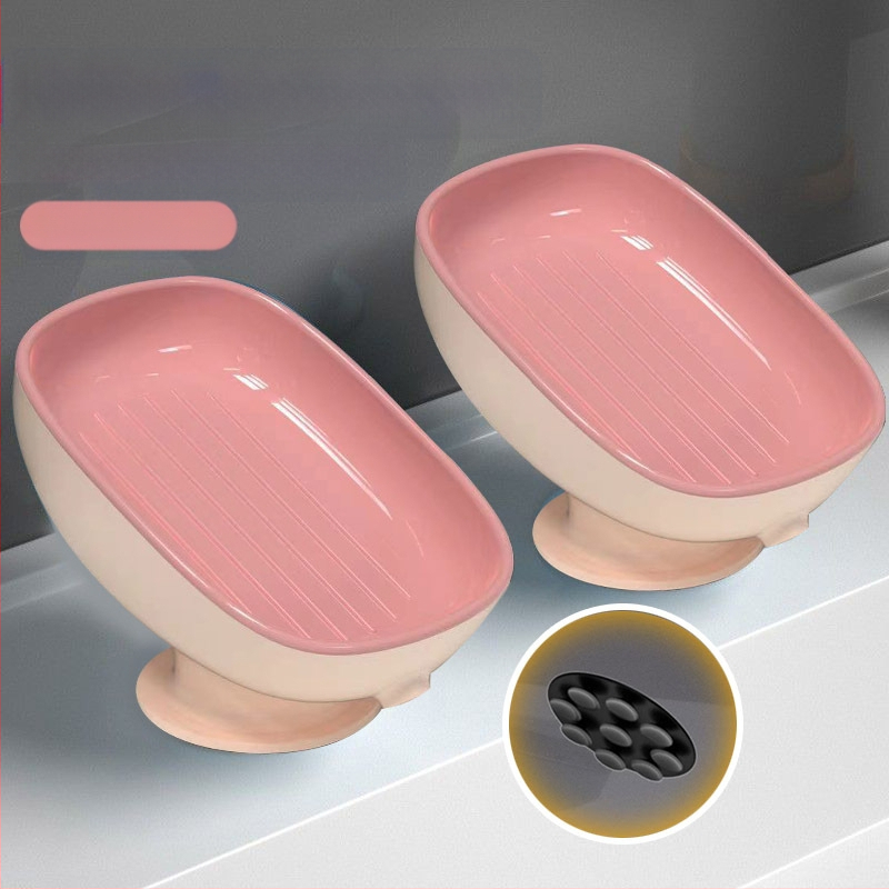 Ziepų laikiklis su siurbtuku, sieninis vonios organizatorius su drenažu, be gręžimo