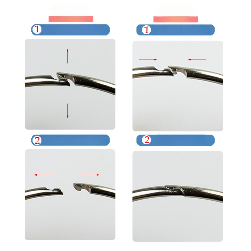 Μεταλλικό δαχτυλίδι βιβλιοδεσίας για δέσιμο εγγράφων από Easy to apply