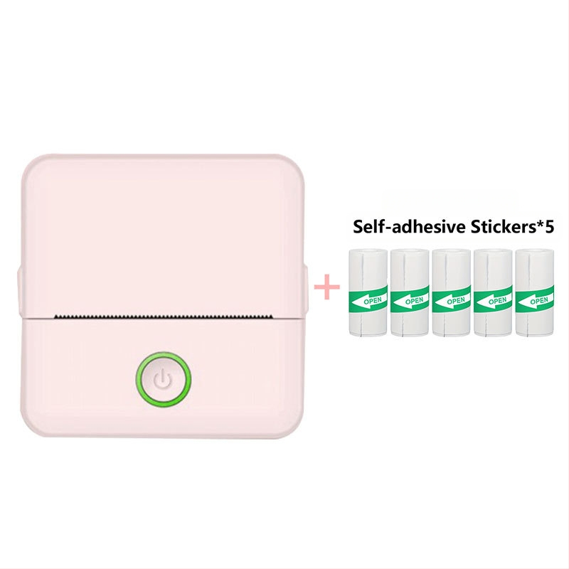 Μίνι φορητός θερμικός εκτυπωτής — USB διασύνδεση, θερμικό χαρτί 57x25 mm, ενσωματωμένη μπαταρία λιθίου, συμβατότητα Apple/Android