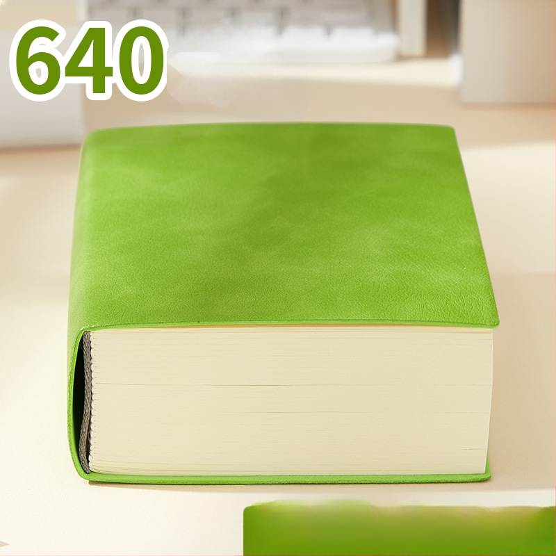 Notebook από τη Longe/Langjie με κάλυμμα PU, δέσιμο γραμμικό, Dowling χαρτί 80 g/m², 640 σελίδες, στυλ γραφείου