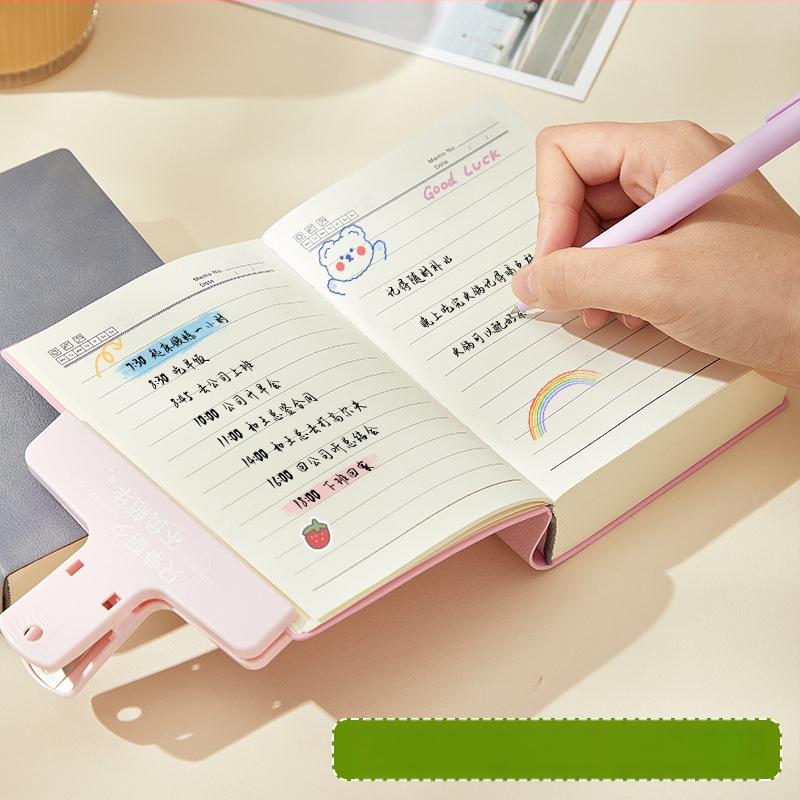 Notebook από τη Longe/Langjie με κάλυμμα PU, δέσιμο γραμμικό, Dowling χαρτί 80 g/m², 640 σελίδες, στυλ γραφείου