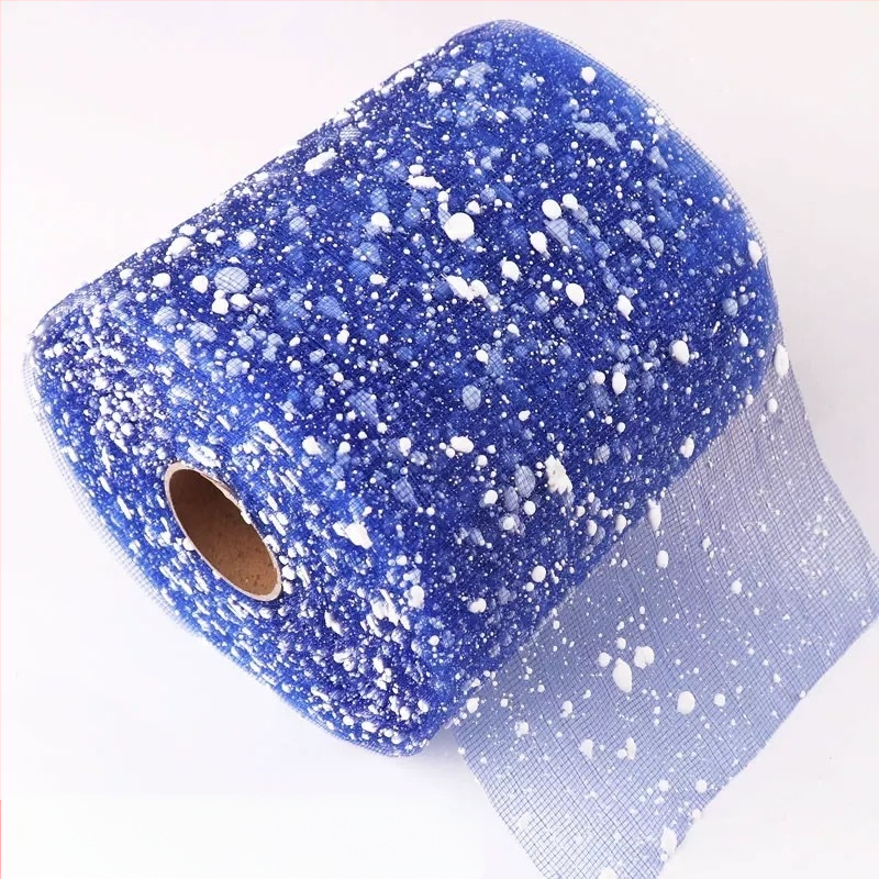 Ziedu režģa auduma lente dekorēšanai un pušķu iesaiņošanai (Materiāls: režģa audums; Kategorija: vietas dekorēšanas rekvizīti; Materiāla tips: lente, ziedu turētājs; Piemērojamas lietošanas jomas: Ziemassvētku dekori, dāvanu iesaiņošana, kāzas, ziedu iesai