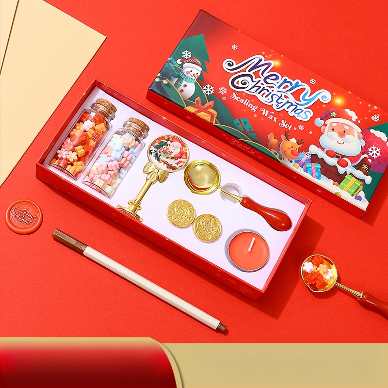 Σετ σφραγίδων κηρού Imprinted 55-002 – 260 g, οικολογικό κουτί δώρου, για σφράγιση