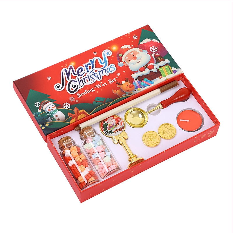 Σετ σφραγίδων κηρού Imprinted 55-002 – 260 g, οικολογικό κουτί δώρου, για σφράγιση