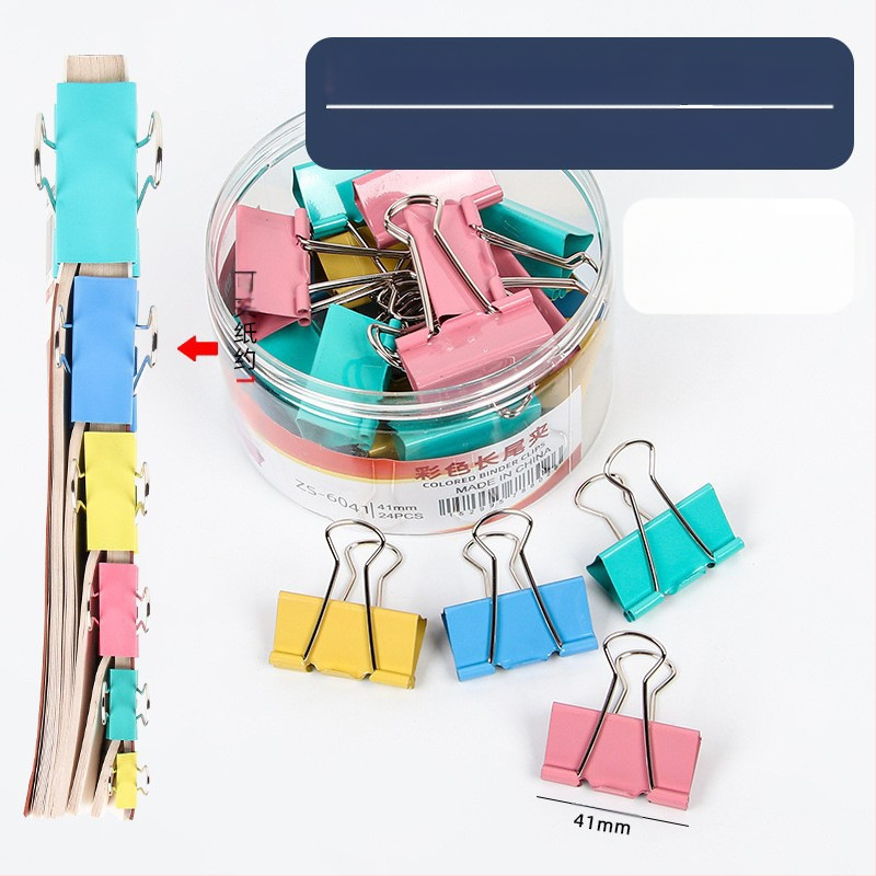 Alive Metāla Garais Klipsis – Biroja Klips, Iepakojums: Biezs Cilindrs / Plāns Caurule