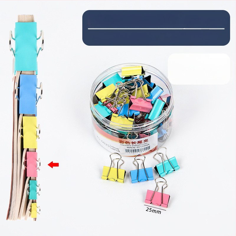 Alive Metāla Garais Klipsis – Biroja Klips, Iepakojums: Biezs Cilindrs / Plāns Caurule