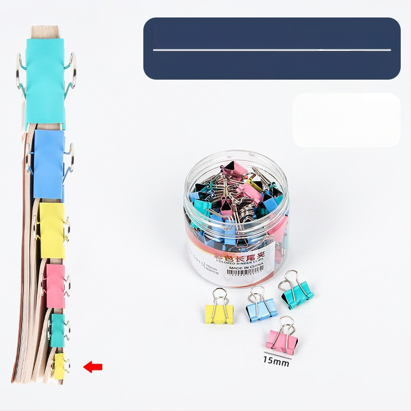 Alive Metāla Garais Klipsis – Biroja Klips, Iepakojums: Biezs Cilindrs / Plāns Caurule