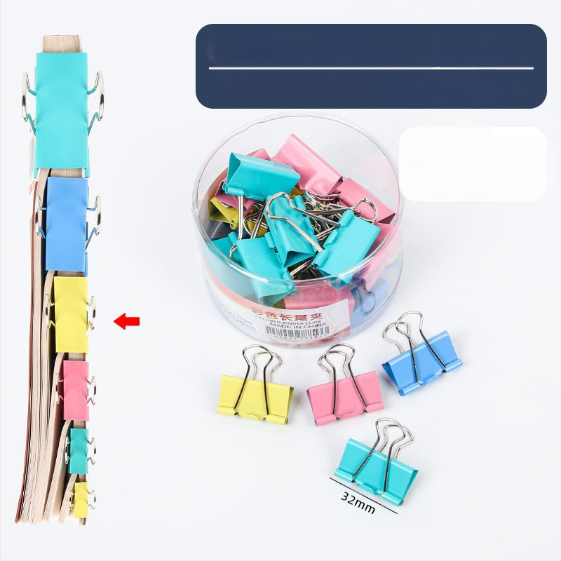 Alive Metāla Garais Klipsis – Biroja Klips, Iepakojums: Biezs Cilindrs / Plāns Caurule