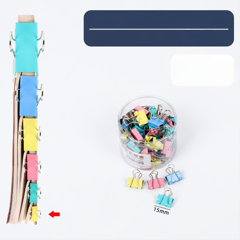 Alive Metāla Garais Klipsis – Biroja Klips, Iepakojums: Biezs Cilindrs / Plāns Caurule