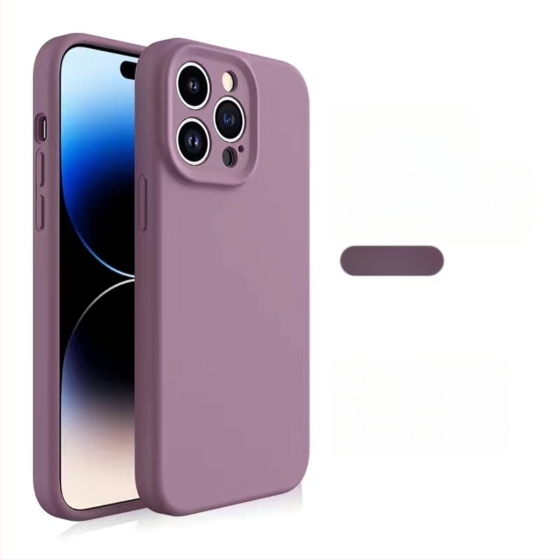 Tekutý silikónový kryt pre iPhone 12 Pro / 12 Pro Max / 13 Pro Max – jemný na dotyk, prémiová kvalita, proti nárazu, proti odtlačkom prstov