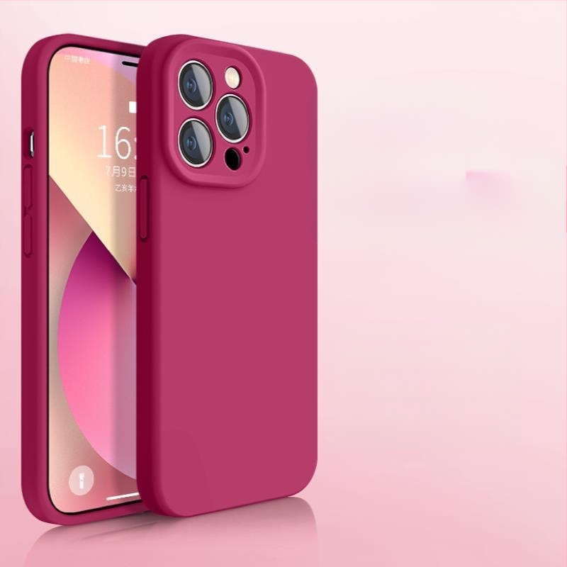 Tekutý silikónový kryt pre iPhone 12 Pro / 12 Pro Max / 13 Pro Max – jemný na dotyk, prémiová kvalita, proti nárazu, proti odtlačkom prstov