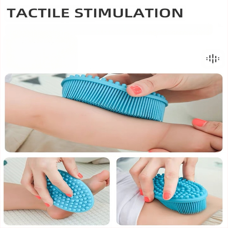 Vizi силиконова четка за баня и масаж – силикон с хранително качество, 150 бр в опаковка