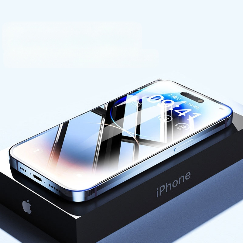 Esikäraani kaitse iPhone 16 seeria jaoks — karastatud klaas, anti-sõrmejäljed, anti-peeping, HD matt, täielik ekraanikatvus