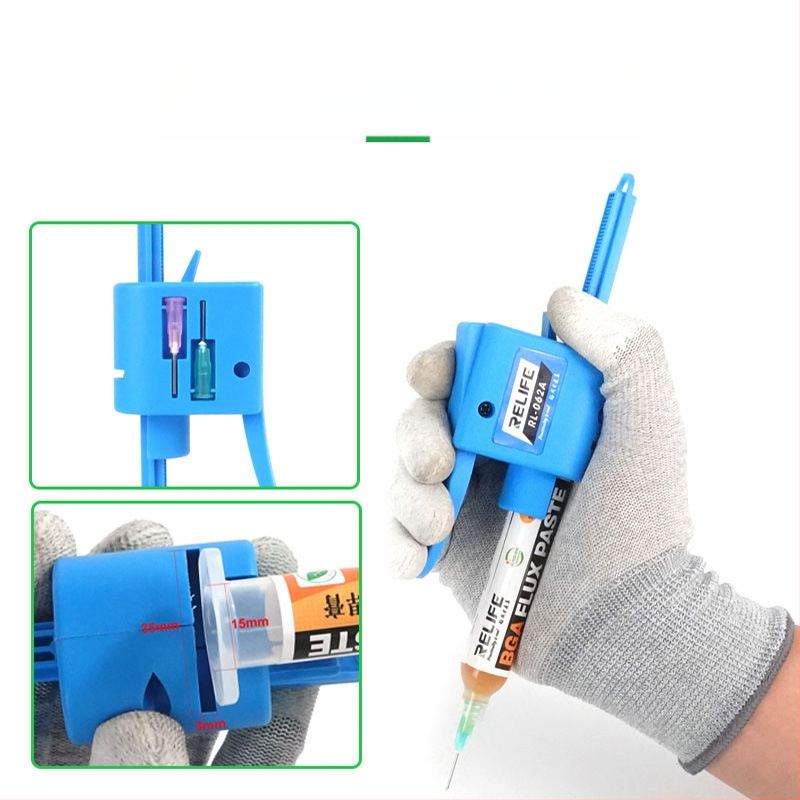 RL-062A Ενισχυτής σύριγνας για πιστόλι κόλλας, έμβολο ώθησης, χωρητικότητα 10cc/30cc