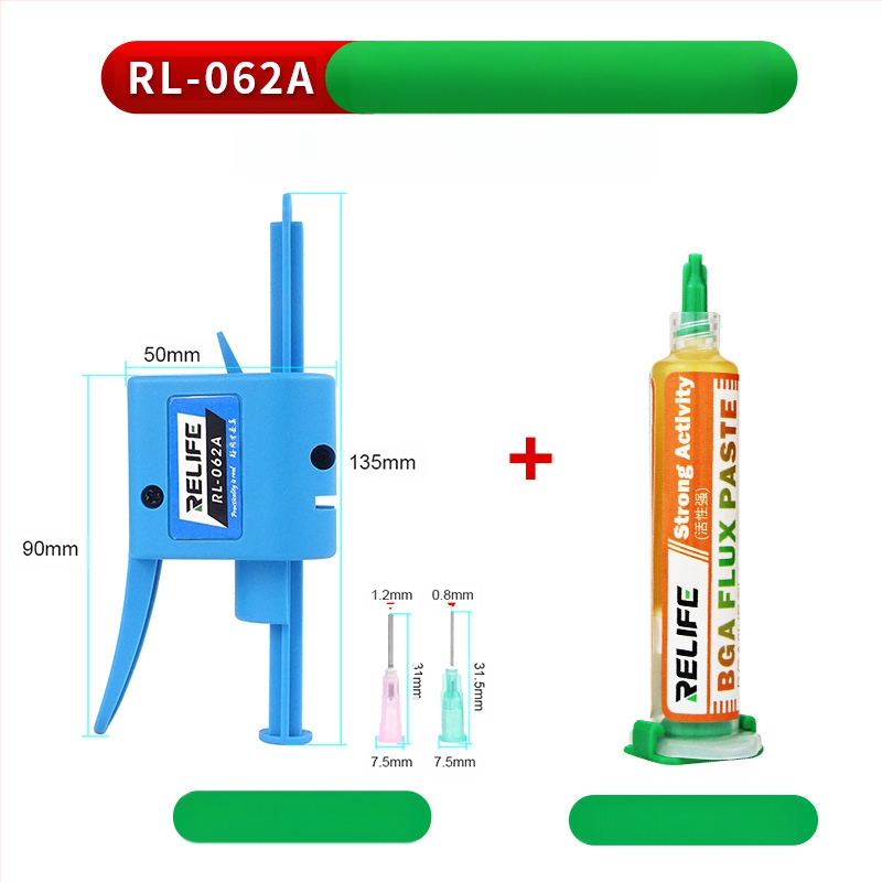 RL-062A Ενισχυτής σύριγνας για πιστόλι κόλλας, έμβολο ώθησης, χωρητικότητα 10cc/30cc