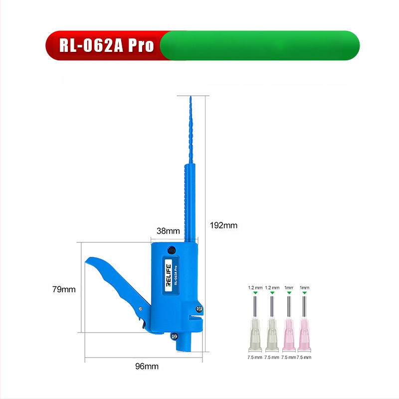 RL-062A Ενισχυτής σύριγνας για πιστόλι κόλλας, έμβολο ώθησης, χωρητικότητα 10cc/30cc
