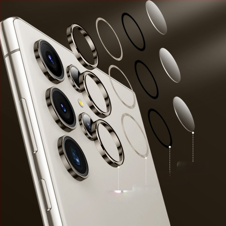 Samsung Galaxy S24/S24 Ultra/S24+ kaamera objektiivi kaitse nähtamatu disainiga – karastatud klaas, objektiivi kile, sõrmejälgede vastane kaitse