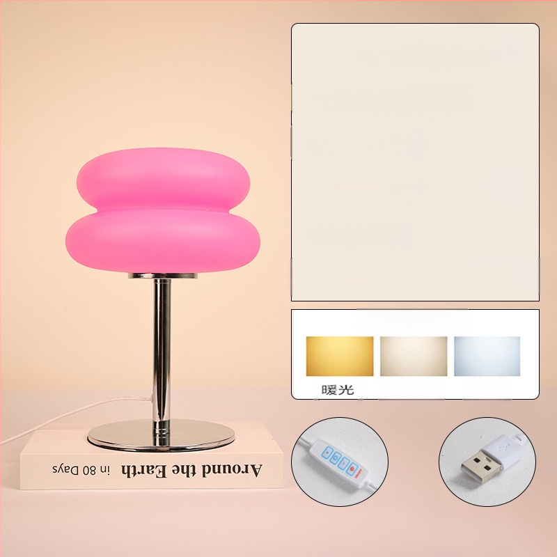 Stalo šviestuvas su Bauhaus postmoderniu dizainu, šiuolaikinis minimalistinis stilius, nakties šviesa, CE sertifikatas