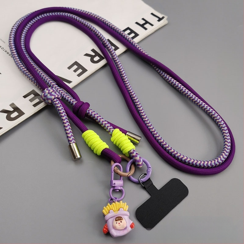 Zhenge rankų darbo telefono pakabukas per petį juosta moterims, daugiafunkcinis aksesuaras