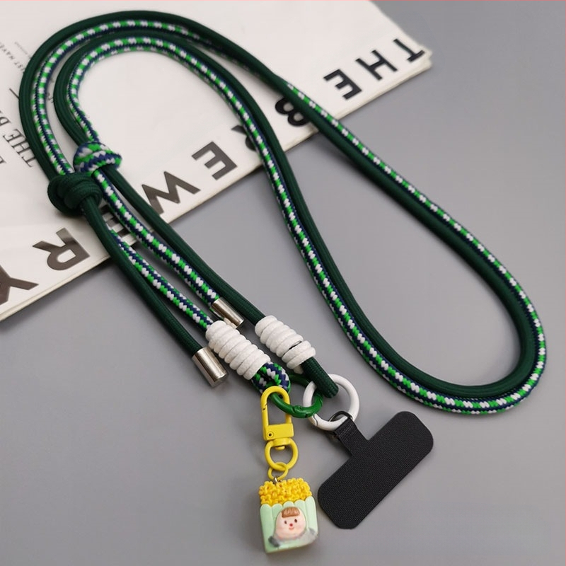 Zhenge rankų darbo telefono pakabukas per petį juosta moterims, daugiafunkcinis aksesuaras