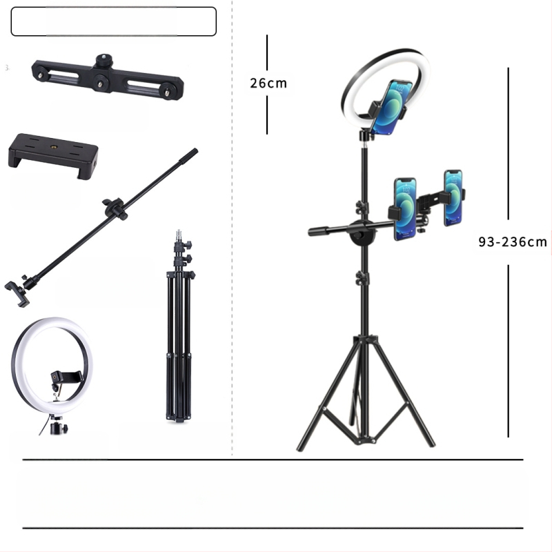 Trepied deasupra pentru smartphone - construcție din aliaj JALASON, compatibil cu Apple, Samsung, Xiaomi, Meizu, Huawei, OPPO, OnePlus, Red Rice Glory, VIVO și alte telefoane