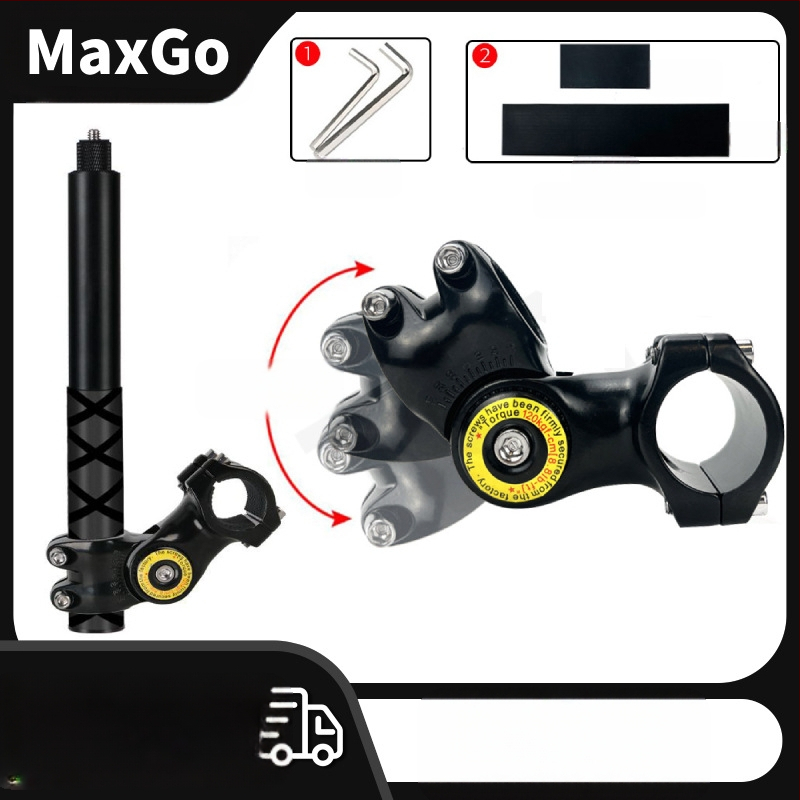 Držiak kameros trečiosios asmenų vaizdui motociklui/dviraciui – aliuminio lydinys; selfie lazda suderinama su GoPro ir Insta360 X3