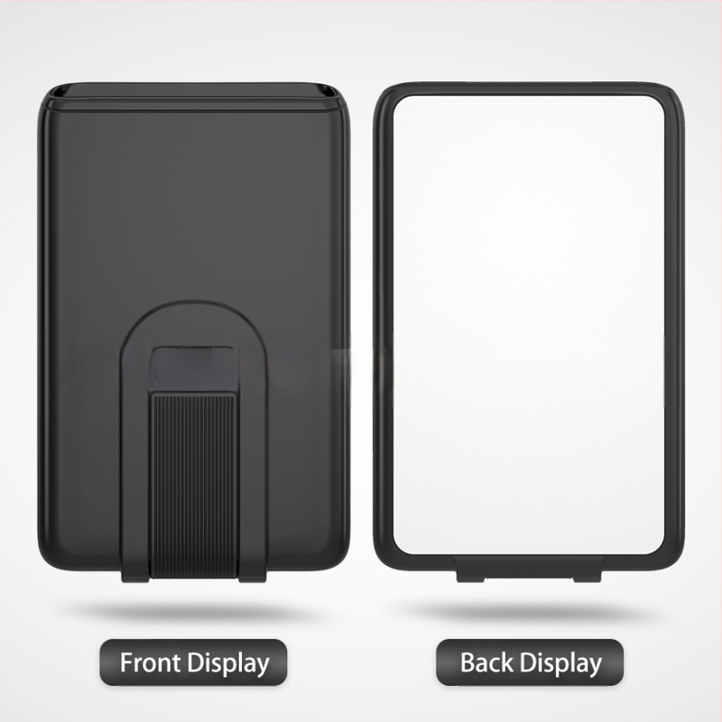 Silikoninis kortelių laikiklis mobiliam telefonui su stovu - vientisas dizainas, karšto presavimo technologija, kortelių kišenė