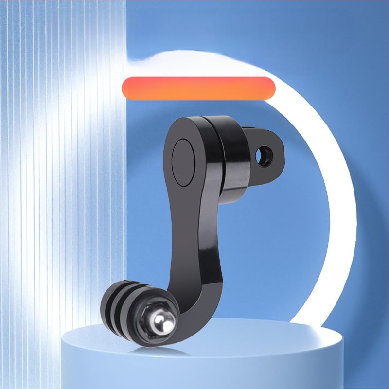 GoPro diržo ir kaklo tvirtinimo adapteris su 360° sukimu, skirtas vertikaliam ir horizontaliam įrašui, universalus ABS