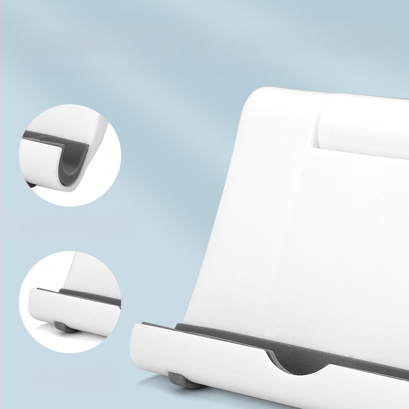 Z-образна настолна стойка за телефони и таблети – универсална, регулируема на множество ъгли, въртяща се, сгъваема, PP материал