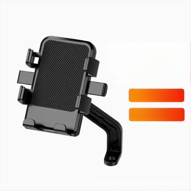 Универсален държач за телефон за кормило на електрически велосипеди и мотоциклети, удароустойчив пластмасов монтаж