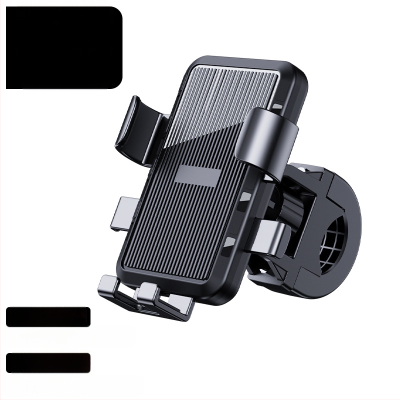 Универсален държач за телефон за кормило на електрически велосипеди и мотоциклети, удароустойчив пластмасов монтаж