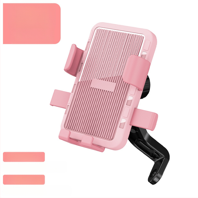 Универсален държач за телефон за кормило на електрически велосипеди и мотоциклети, удароустойчив пластмасов монтаж