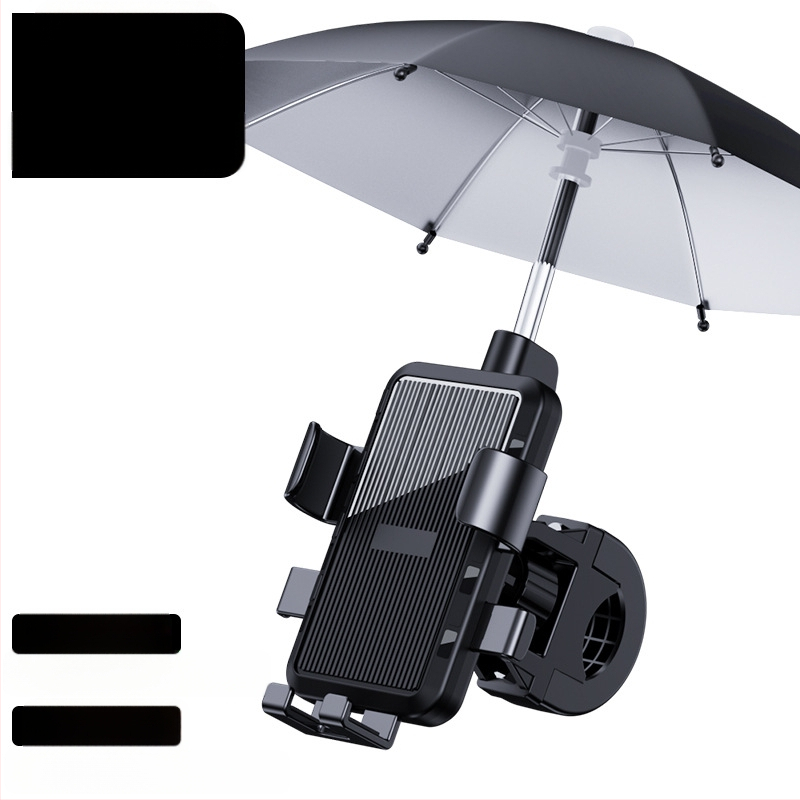 Универсален държач за телефон за кормило на електрически велосипеди и мотоциклети, удароустойчив пластмасов монтаж