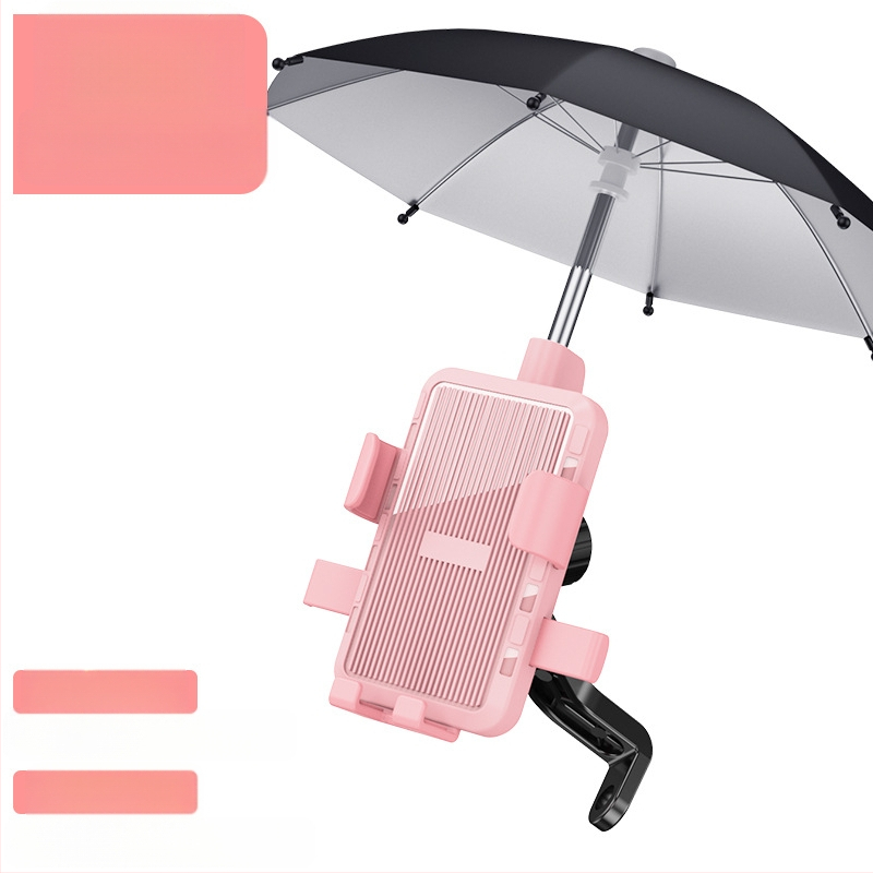 Универсален държач за телефон за кормило на електрически велосипеди и мотоциклети, удароустойчив пластмасов монтаж