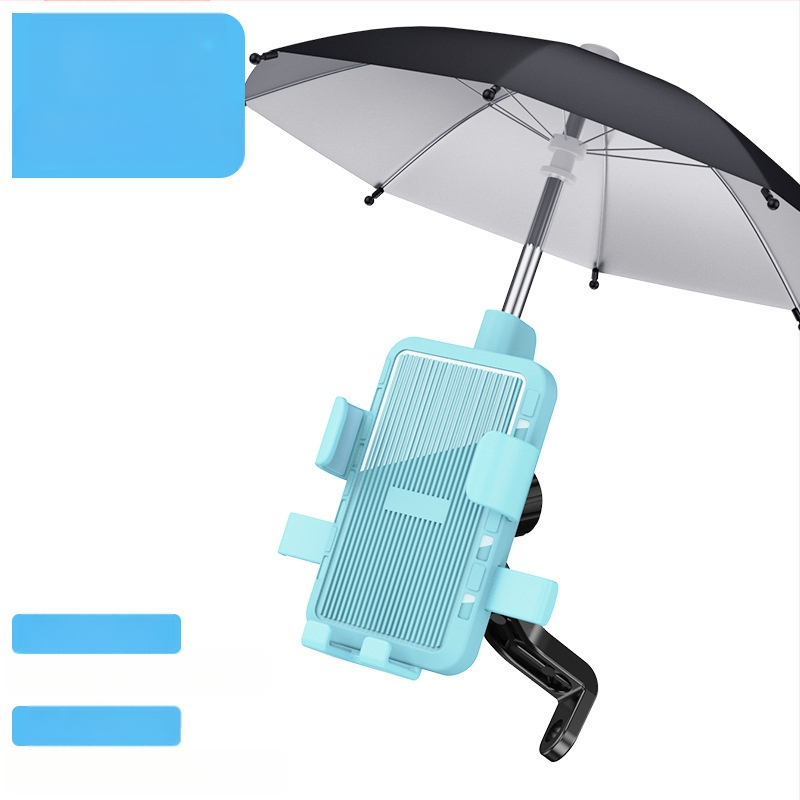 Универсален държач за телефон за кормило на електрически велосипеди и мотоциклети, удароустойчив пластмасов монтаж