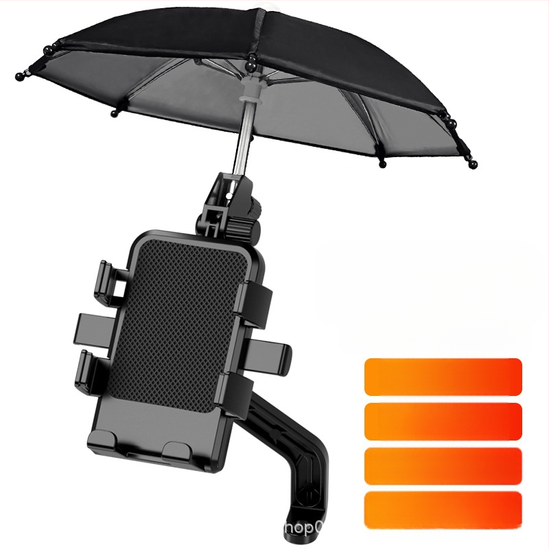 Универсален държач за телефон за кормило на електрически велосипеди и мотоциклети, удароустойчив пластмасов монтаж