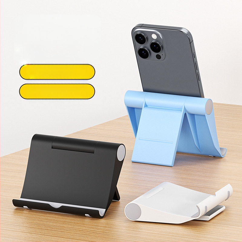 Kelibo настолен държач за телефон и таблет - сгъваем, преносим, универсален, пластмасов дизайн