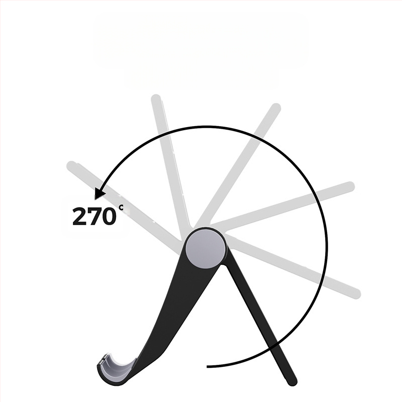 Kelibo настолен държач за телефон и таблет - сгъваем, преносим, универсален, пластмасов дизайн
