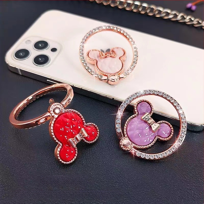 Waugh пръстен държач за телефон – анимационен стил, сплавен материал, персонализиран частен етикет